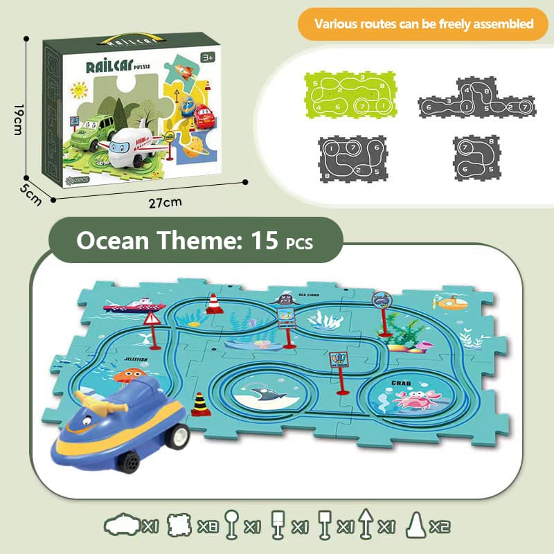 Smart Play - Educational Dinosaur Puzzle Tracks